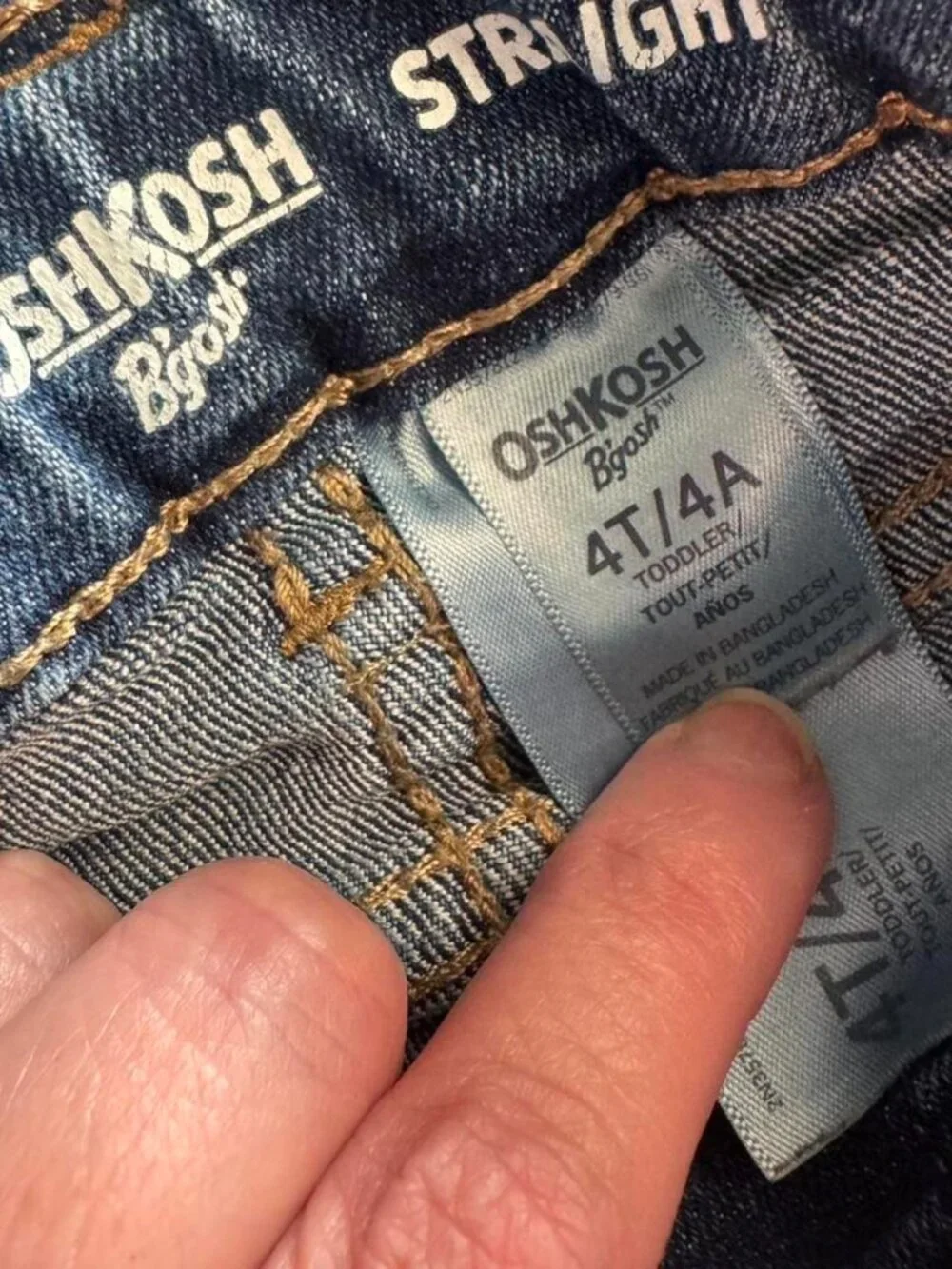 Oshkosh Boy Straight Jeans 4T